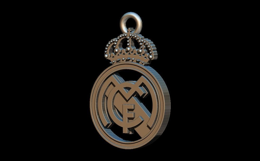 Real Madrid pendant 3D print model_1