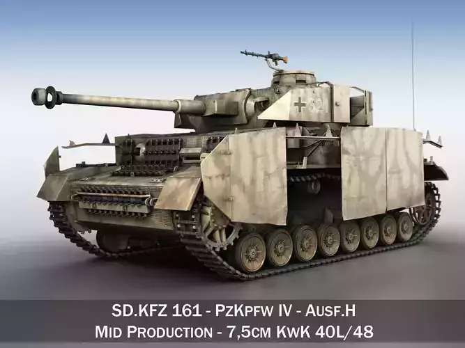 PzKpfw IV - Panzer 4 - Ausf H Late