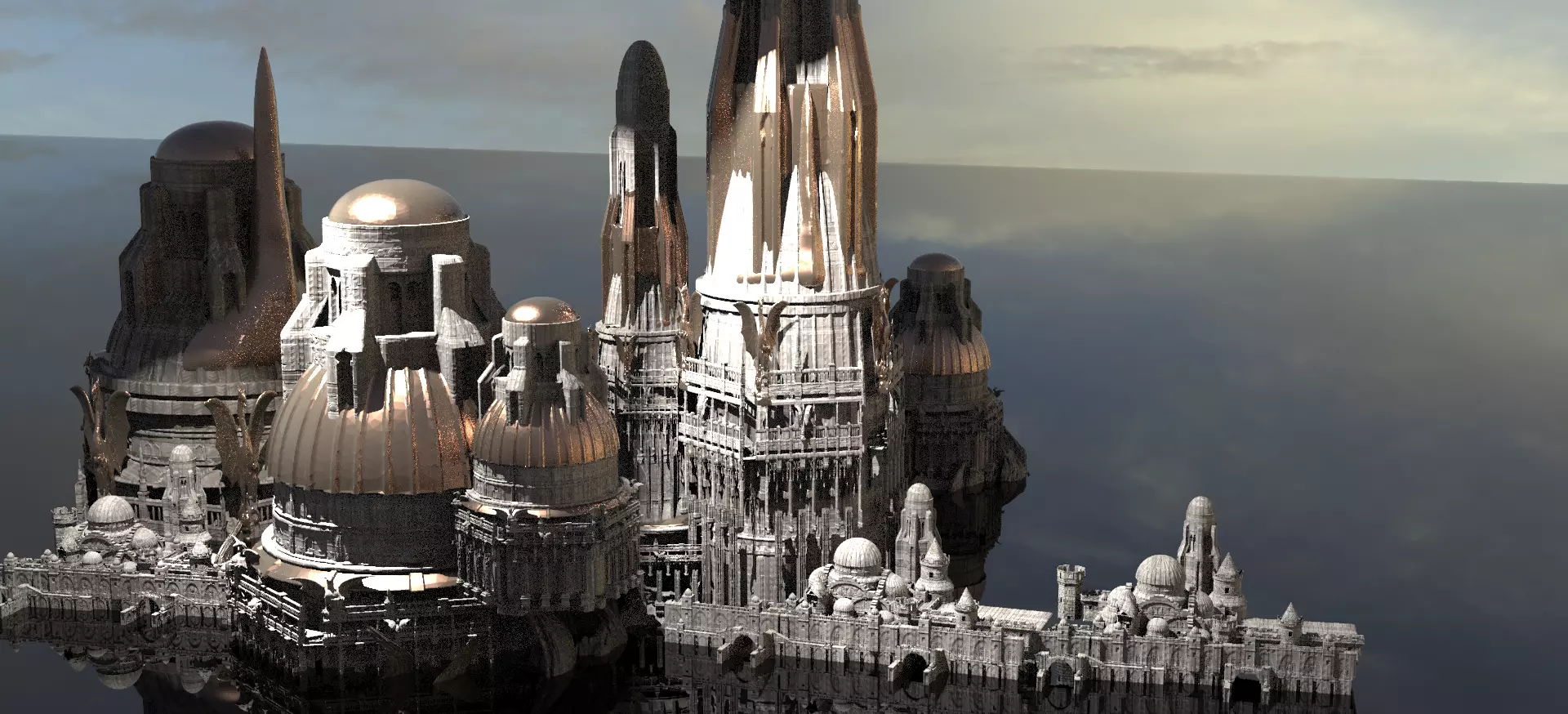 Thracian City Towers  3D model_0