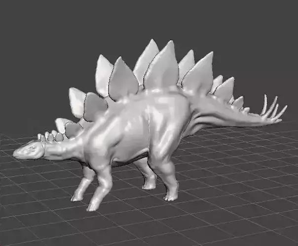 STEGOSAURUS FIGURE MINIATURE MODEL DINOSAUR MONSTER DND RPG 3D print model