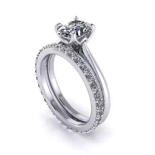 Matching Engagement Ring R10