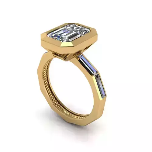 Cut Gemstone Women  Diamond Ring