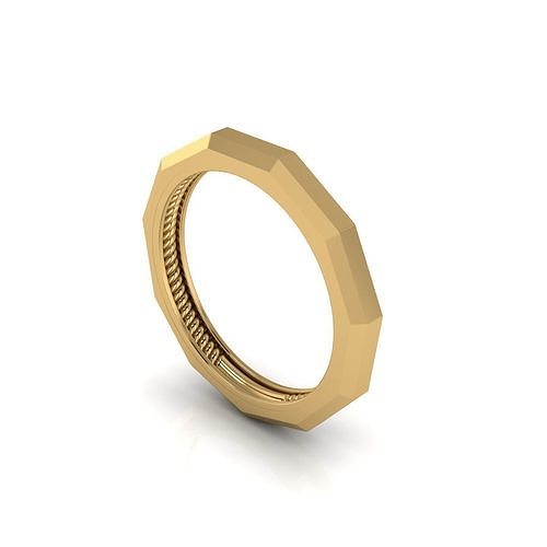 Women Diamond Wedding Ring R35 3D print model