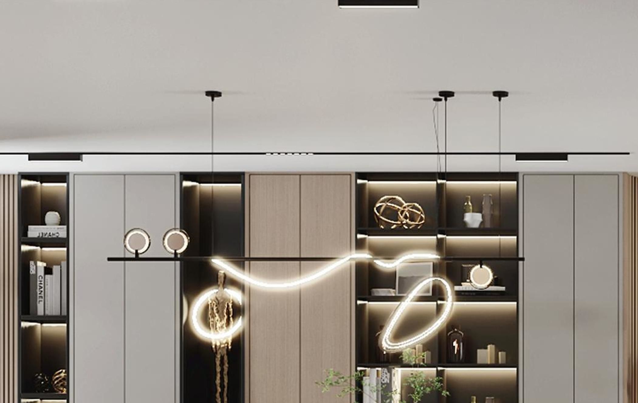 villa decoration Home Guest Modern 3D model_4