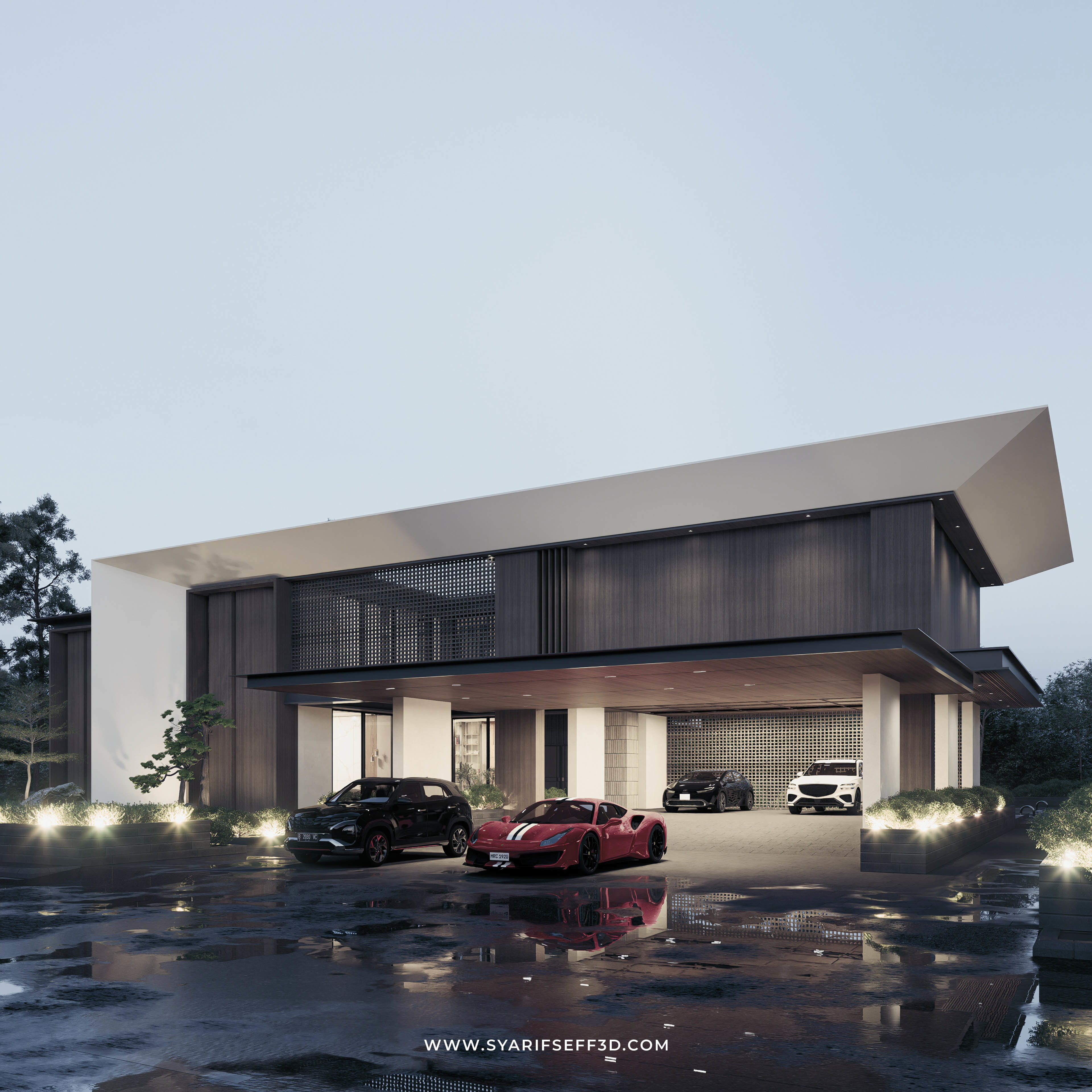 Modern House Design - Lavish Casa 3D model_2
