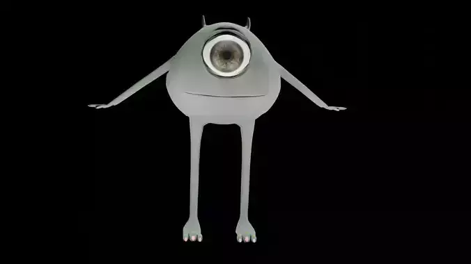 MONSTER CHARCTER ONE EYE SAME AS  MIKE WASOWSKI 