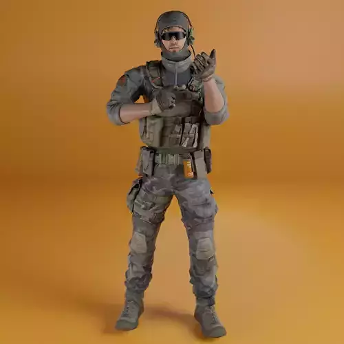 Soldier game character