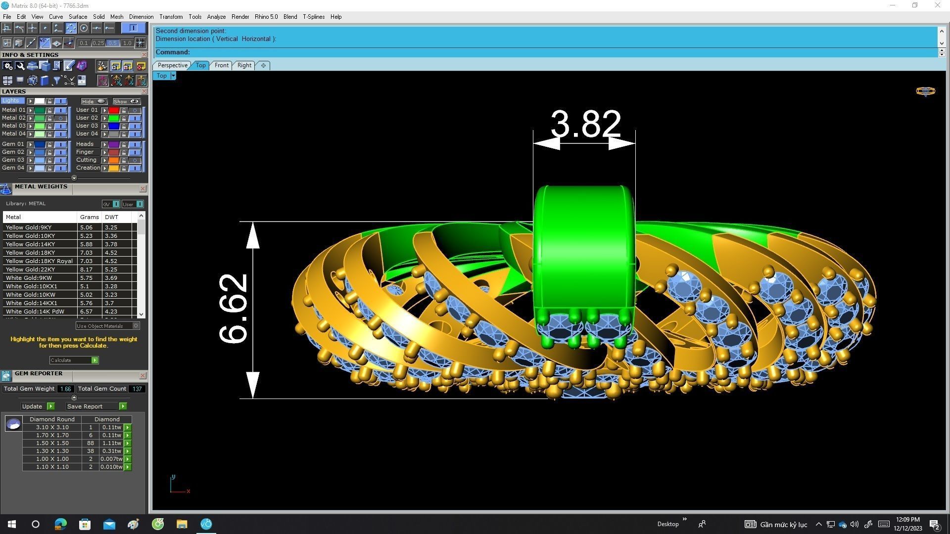 A7766 Luxury Korean Art Women Pendant 3D Model 3D print model_5