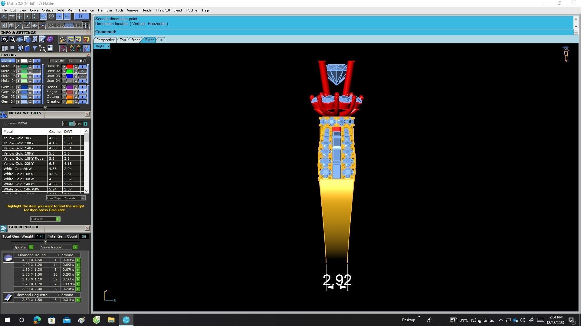 7314 luxury hongkong style diamond engagement women ring 3D print model_7