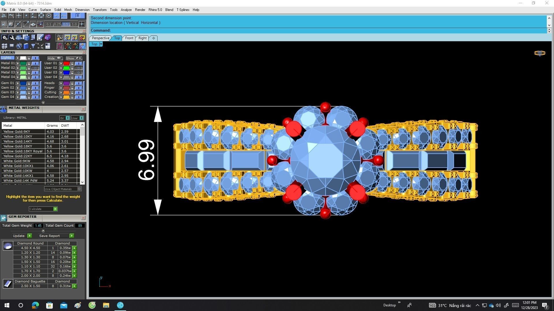 7314 luxury hongkong style diamond engagement women ring 3D print model_5
