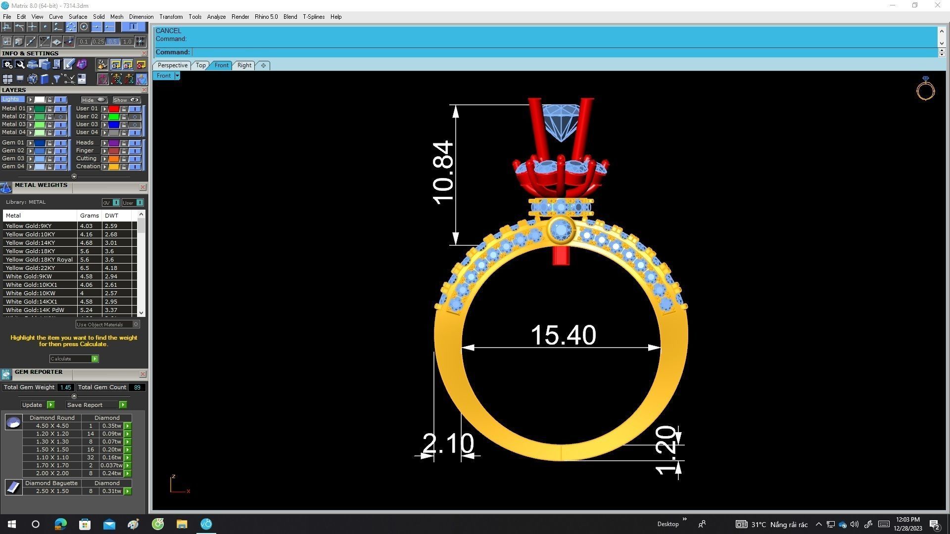7314 luxury hongkong style diamond engagement women ring 3D print model_6