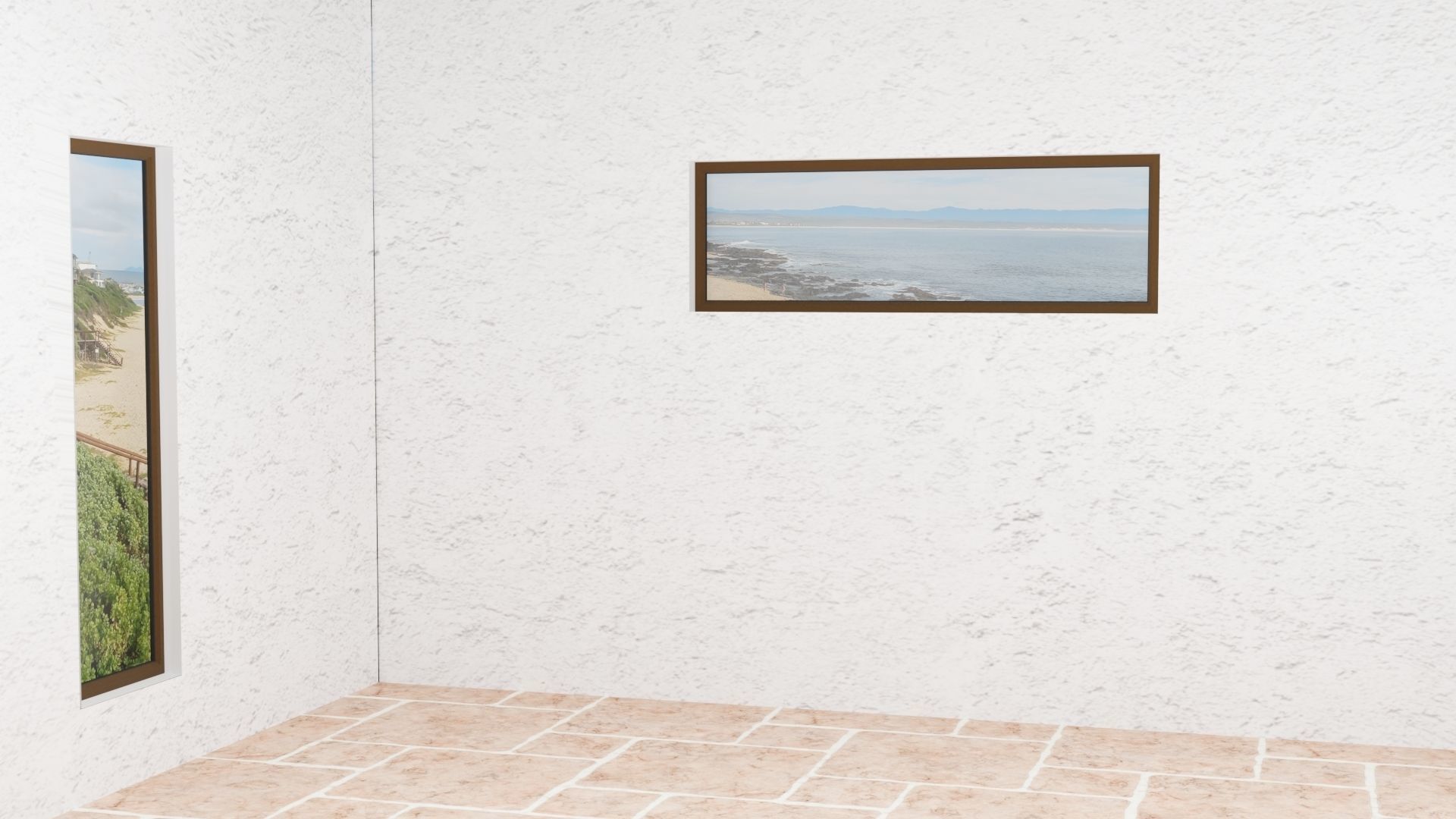 ALUMINUM WINDOW PS186 Free 3D model_2