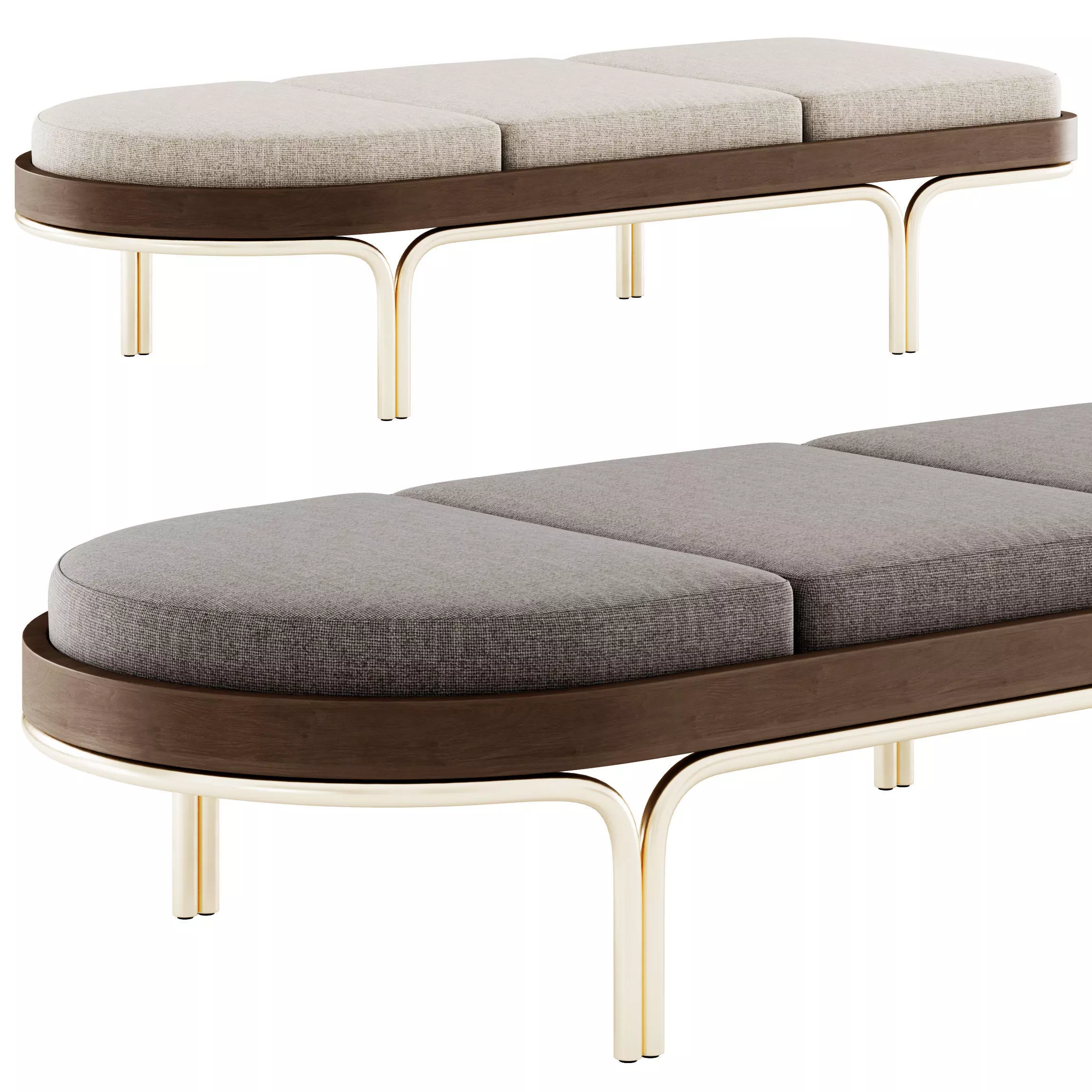 Rhythm Chaise by Caracole 3D model