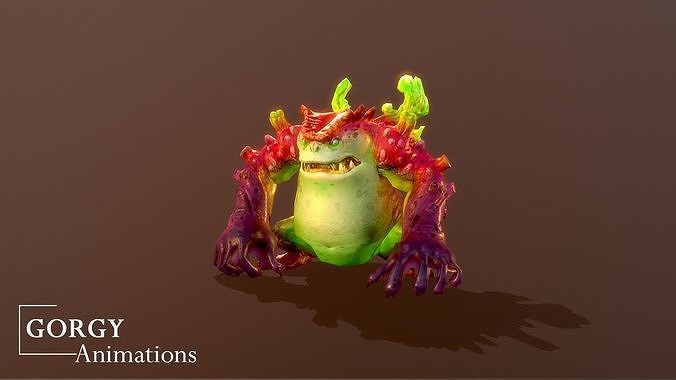 Gorgy 3D Animations Low-poly 3D model