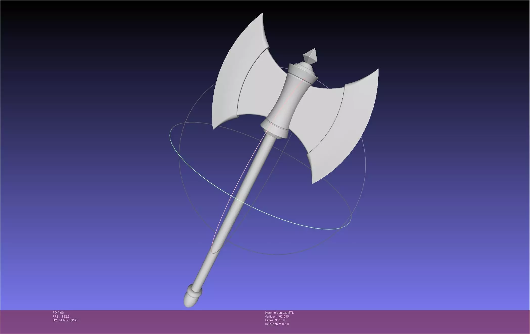 Frieren Eisen Axe Printable Model 3D print model