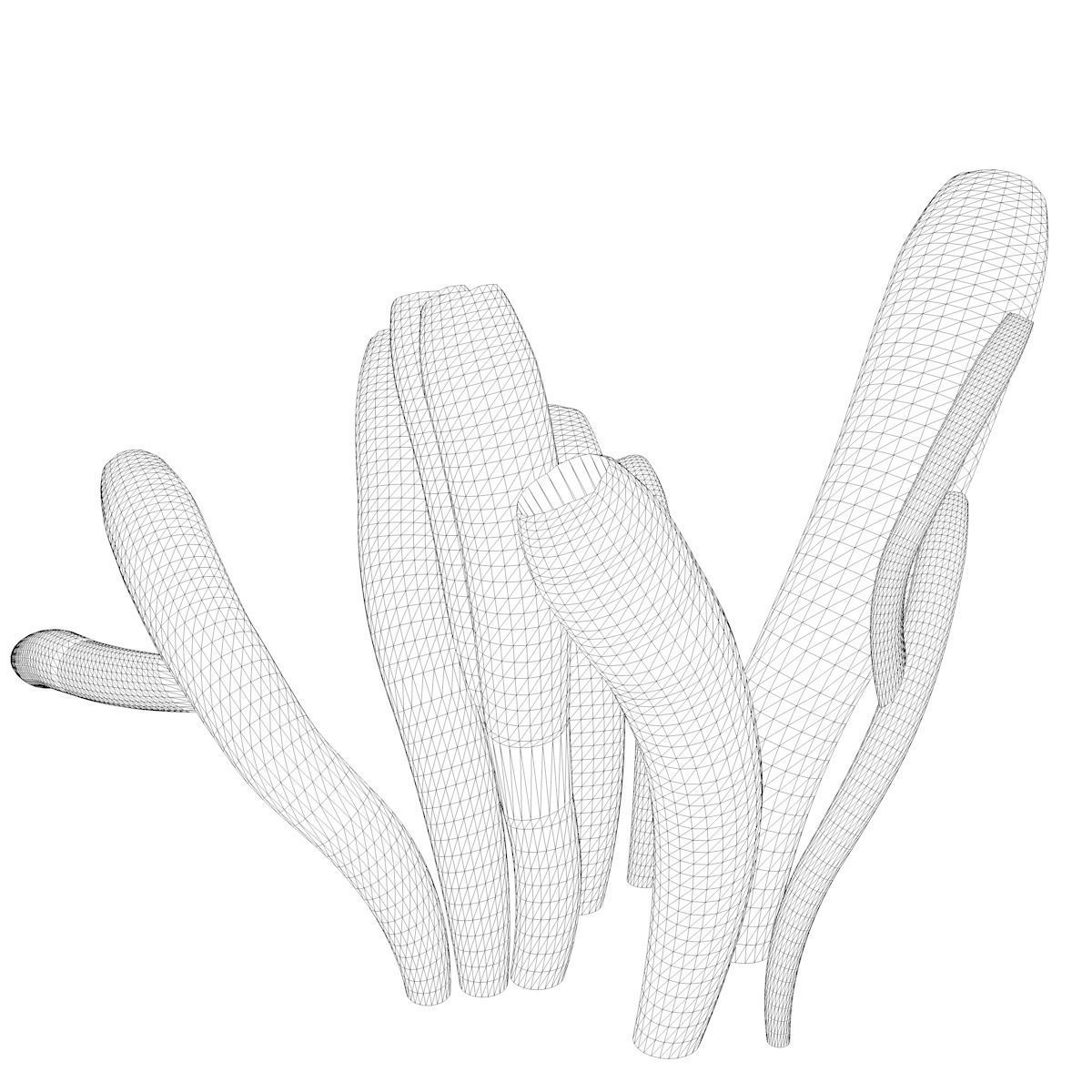 Tube Sponge - 02 - 3D model_2