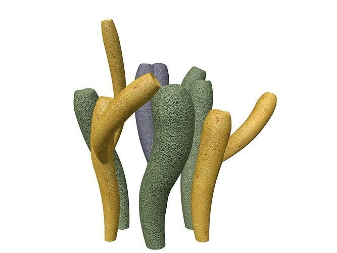 Tube Sponge - 03 - 3D model