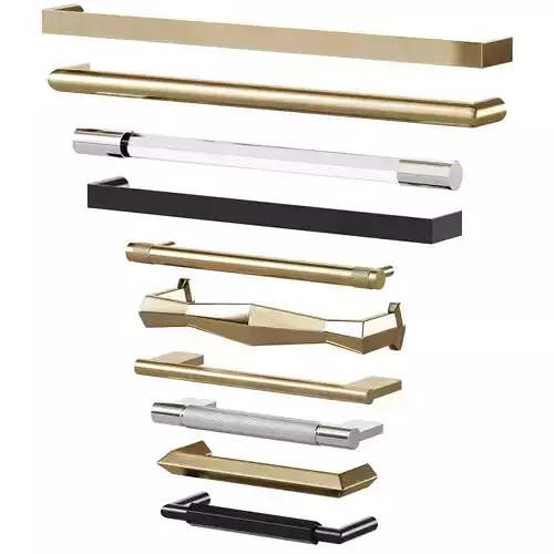 Furniture handles by CB2 3D model