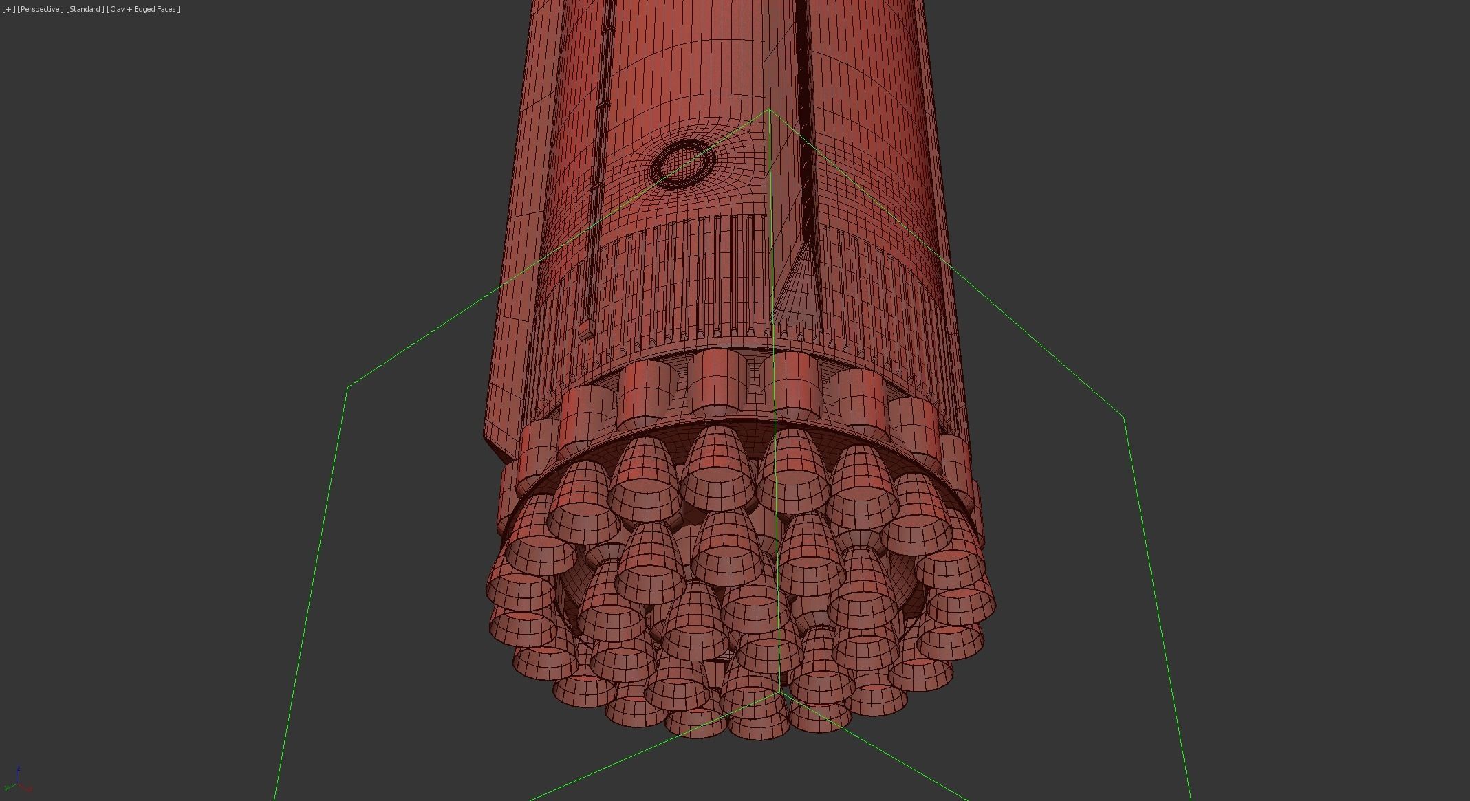 SpaceX Starship with Super Heavy booster PBR V-Ray 3D model_21
