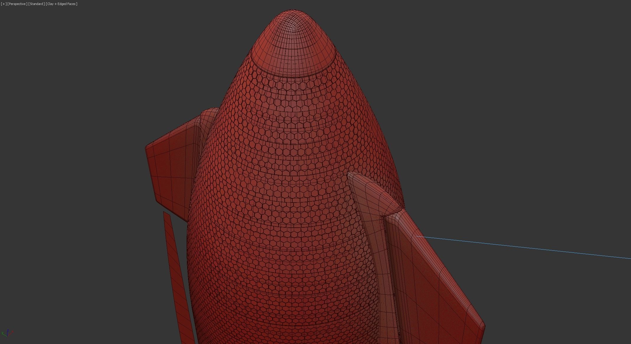 SpaceX Starship with Super Heavy booster PBR V-Ray 3D model_17