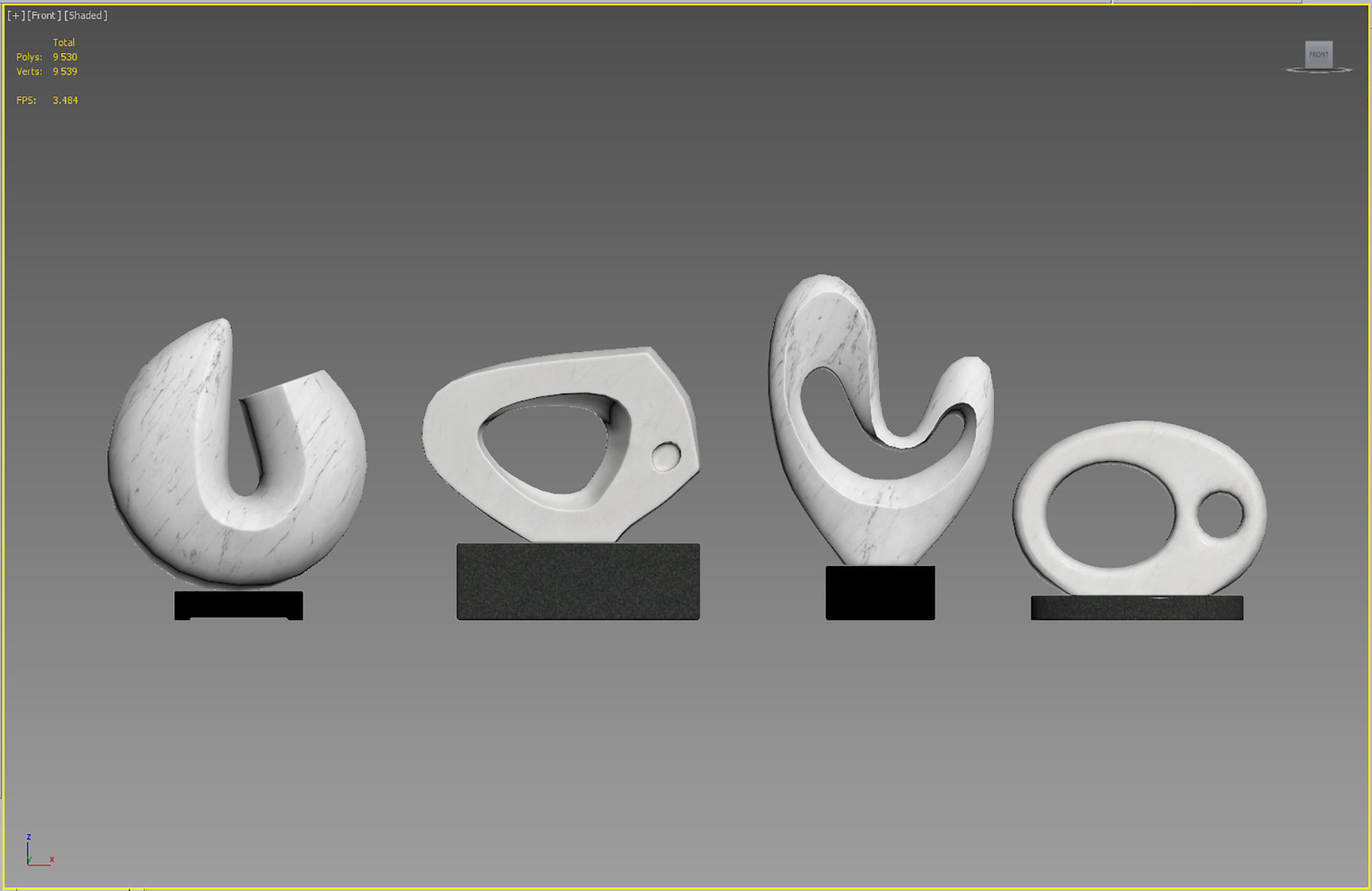 Sculptures 54 3D model_5