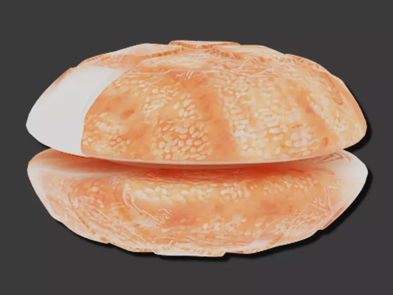 food items 3D model_0