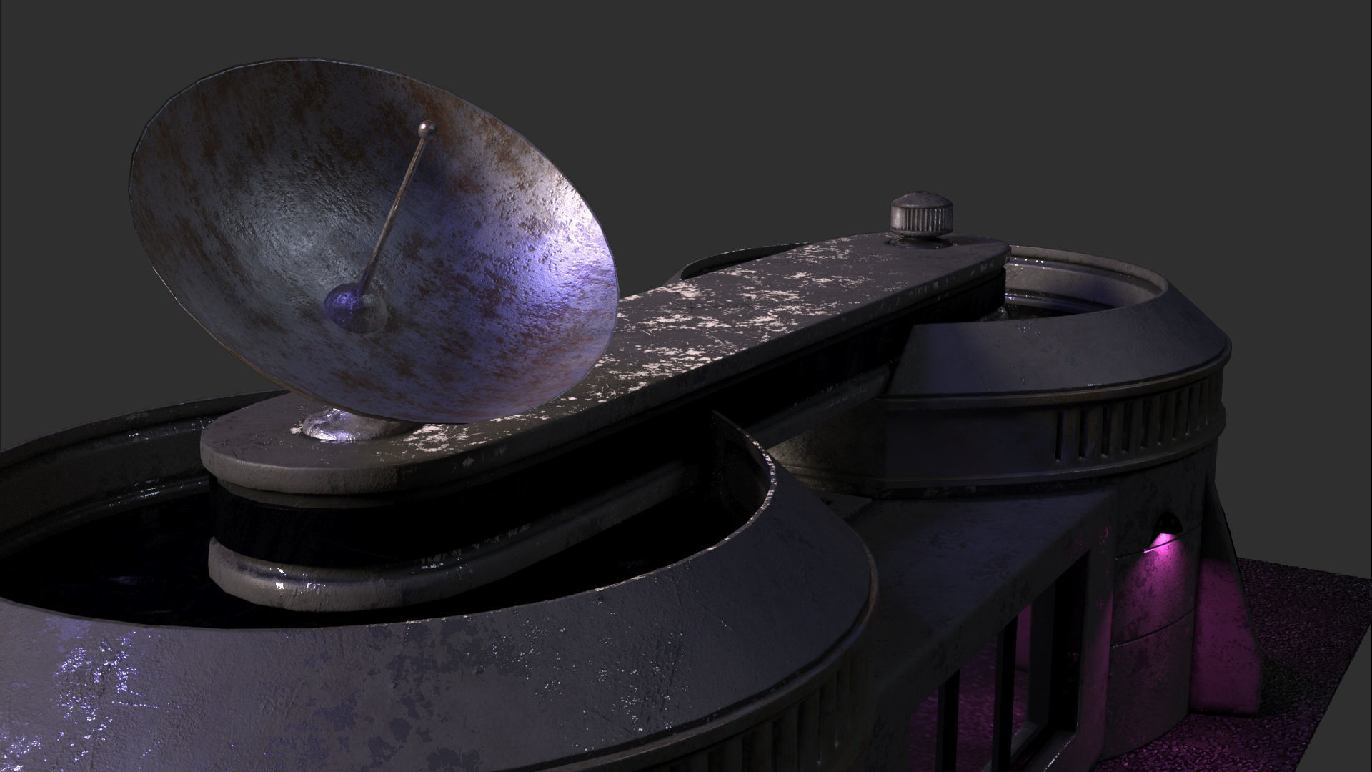 Blade Runner Sci-Fi Building Low-poly 3D model_6