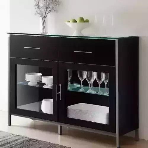 Glass Sideboard
