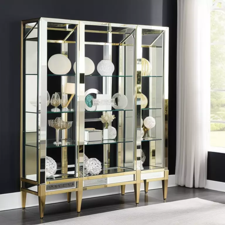 Display Cabinets Art Deco Low-poly 3D model_0