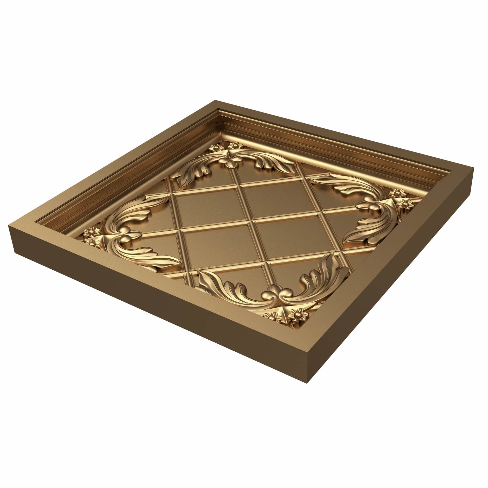 Collection of Ceiling Tiles 02 Low-poly 3D model_36