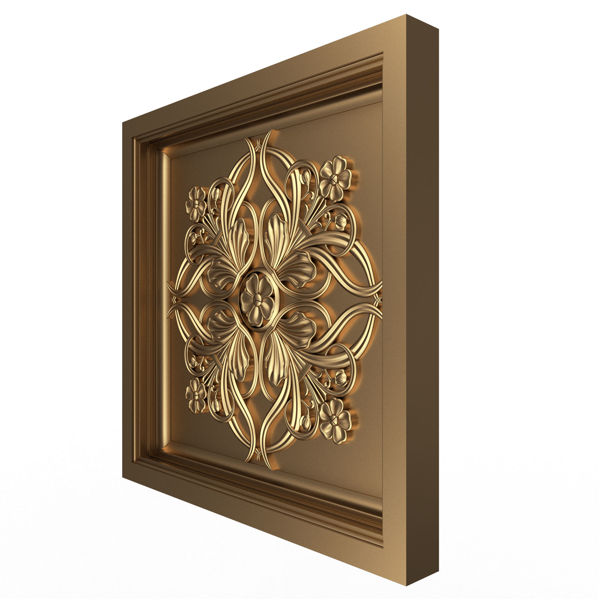 Collection of Ceiling Tiles 02 Low-poly 3D model_9