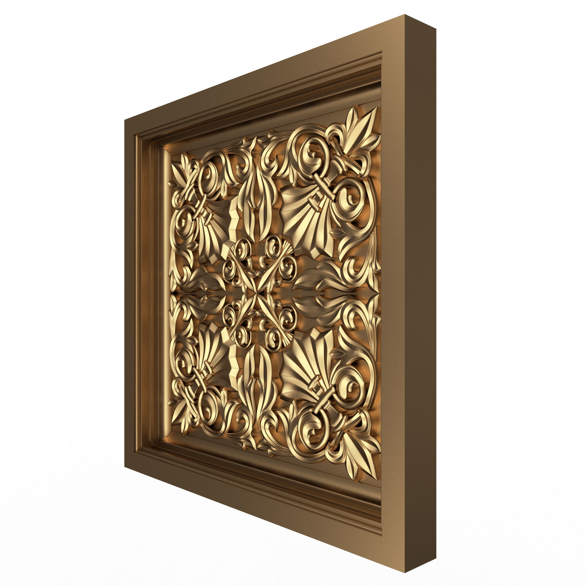 Collection of Ceiling Tiles 02 Low-poly 3D model_3