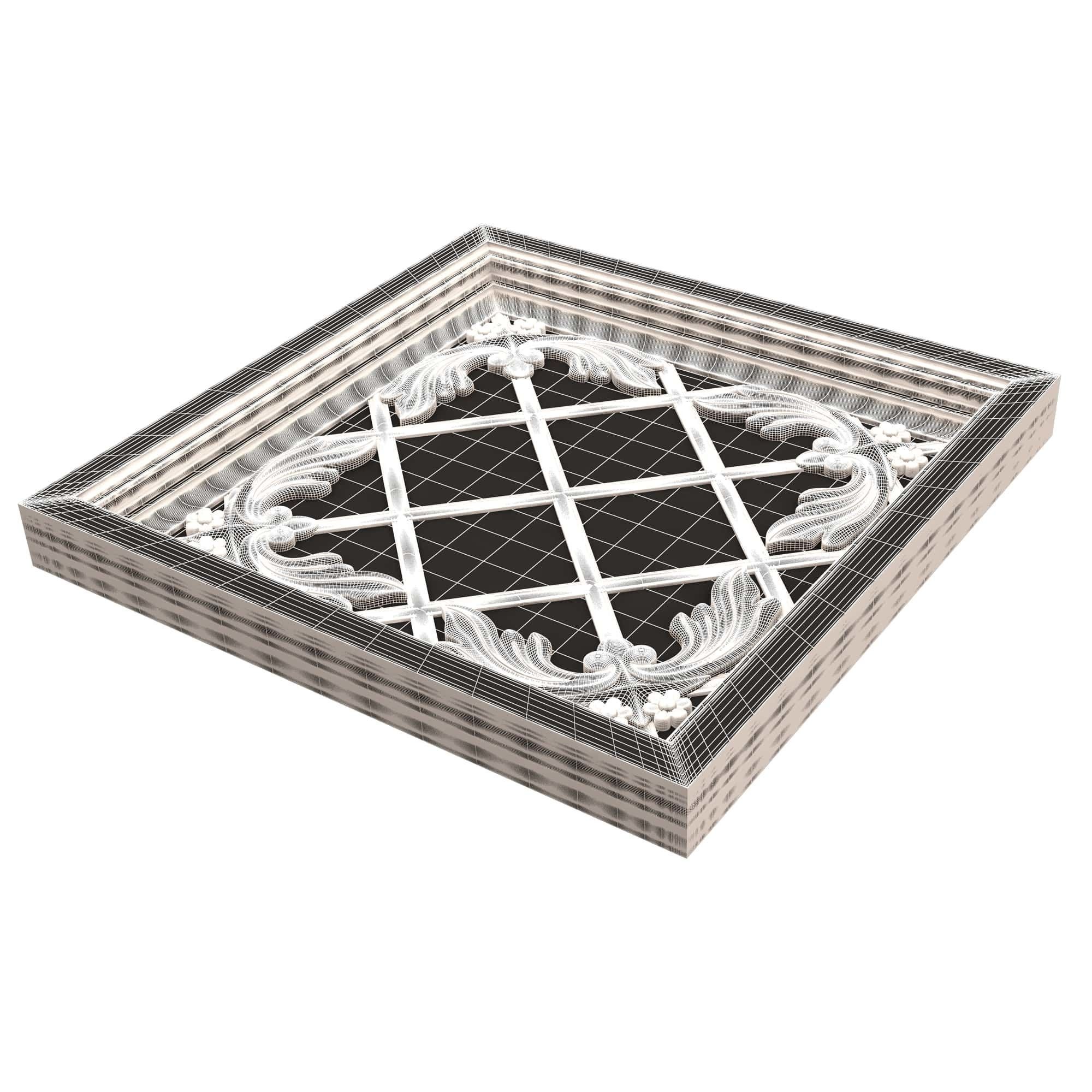 Collection of Ceiling Tiles 02 Low-poly 3D model_72