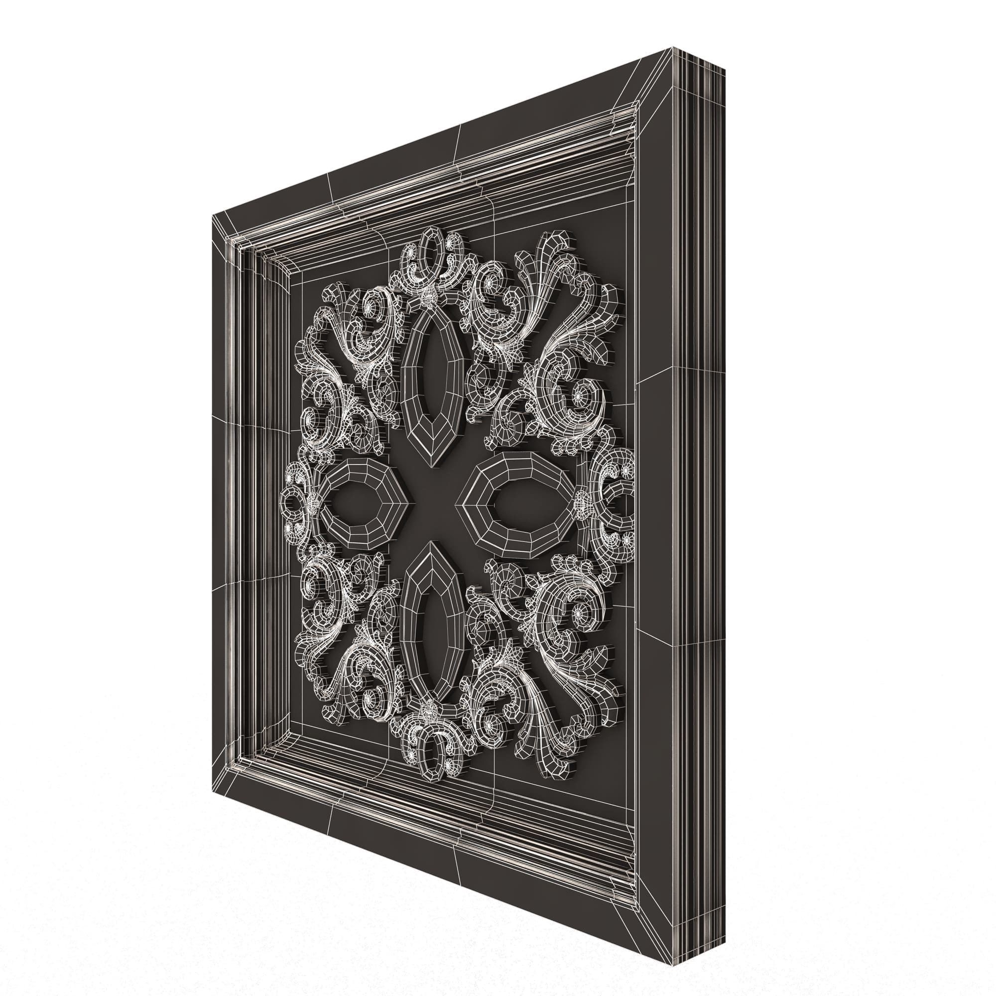 Collection of Ceiling Tiles 02 Low-poly 3D model_87