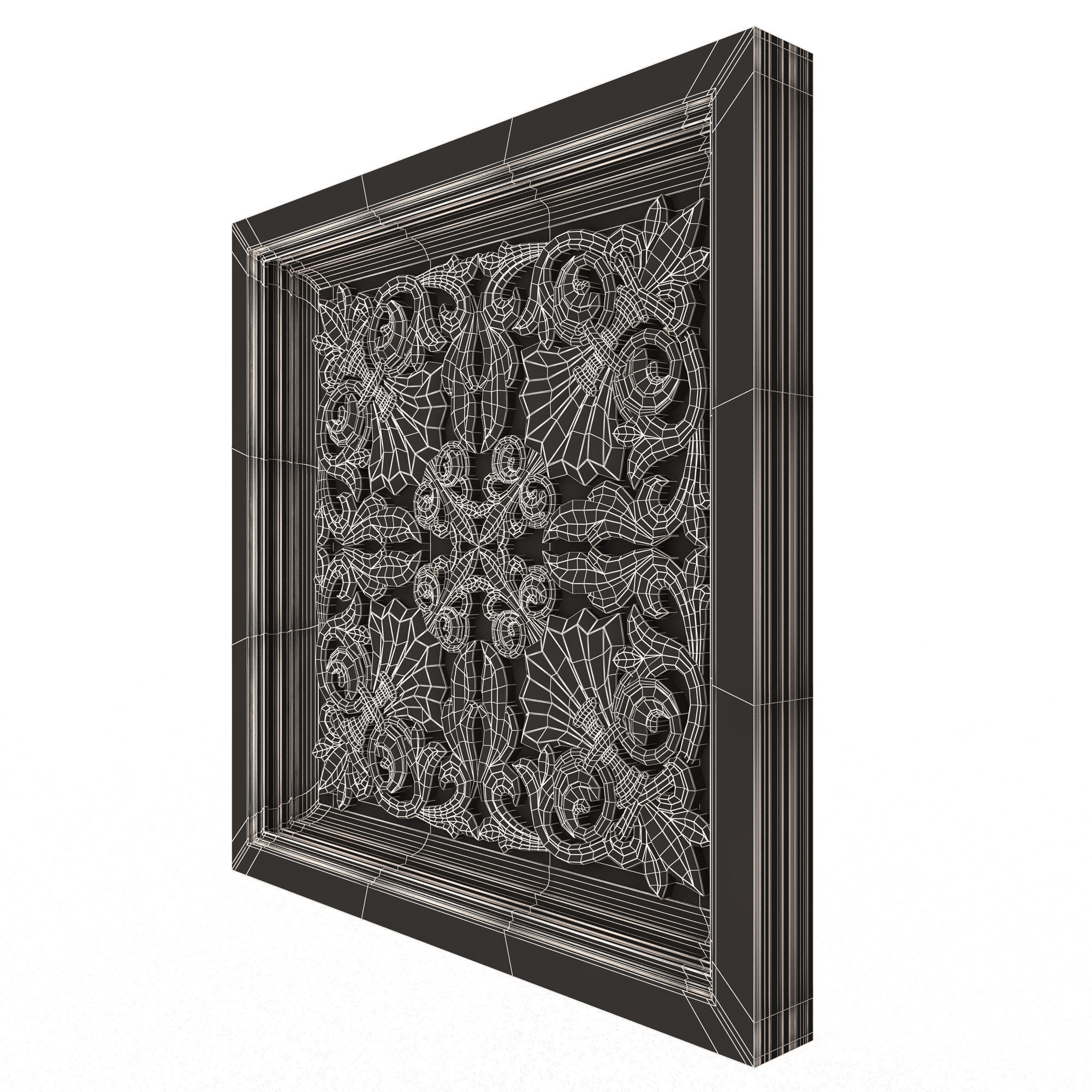 Collection of Ceiling Tiles 02 Low-poly 3D model_75