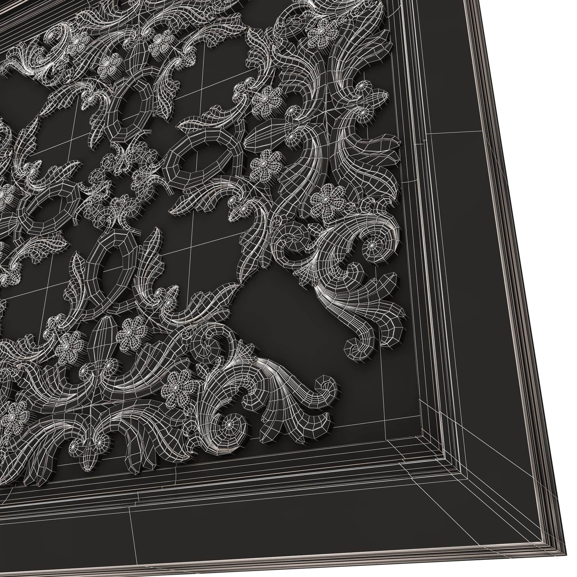 Collection of Ceiling Tiles 02 Low-poly 3D model_101