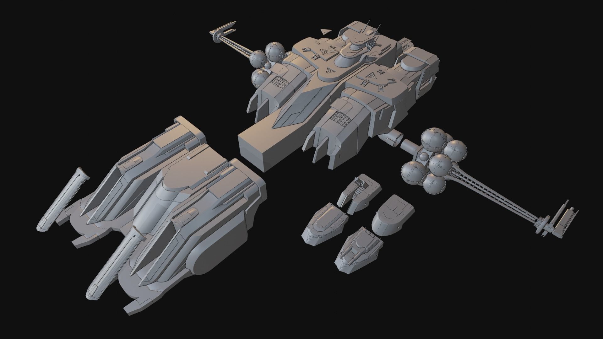 Girty Lue-class Gundam 3D print model_1