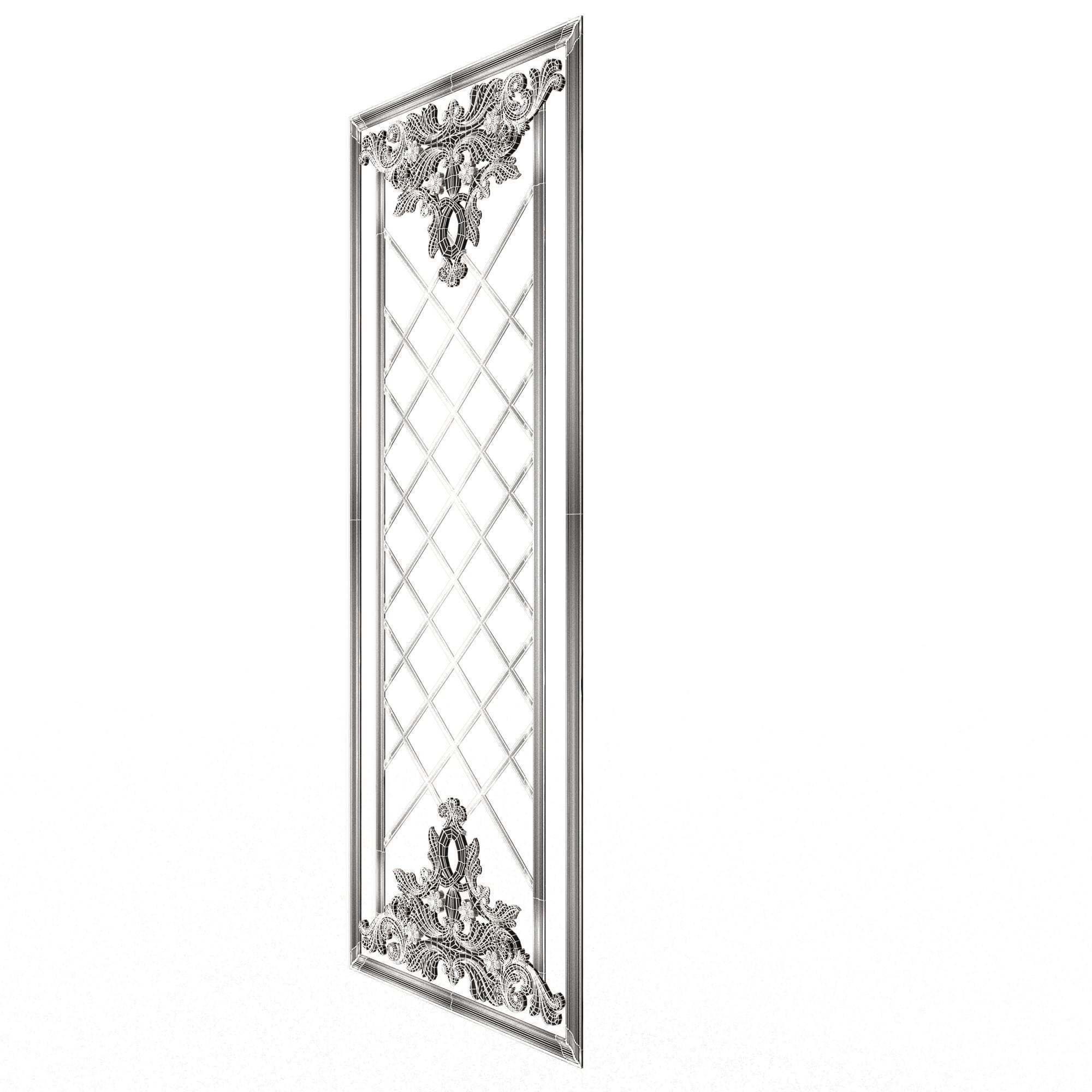 Collection of Boiserie Decoration Panels 02 Low-poly 3D model_116