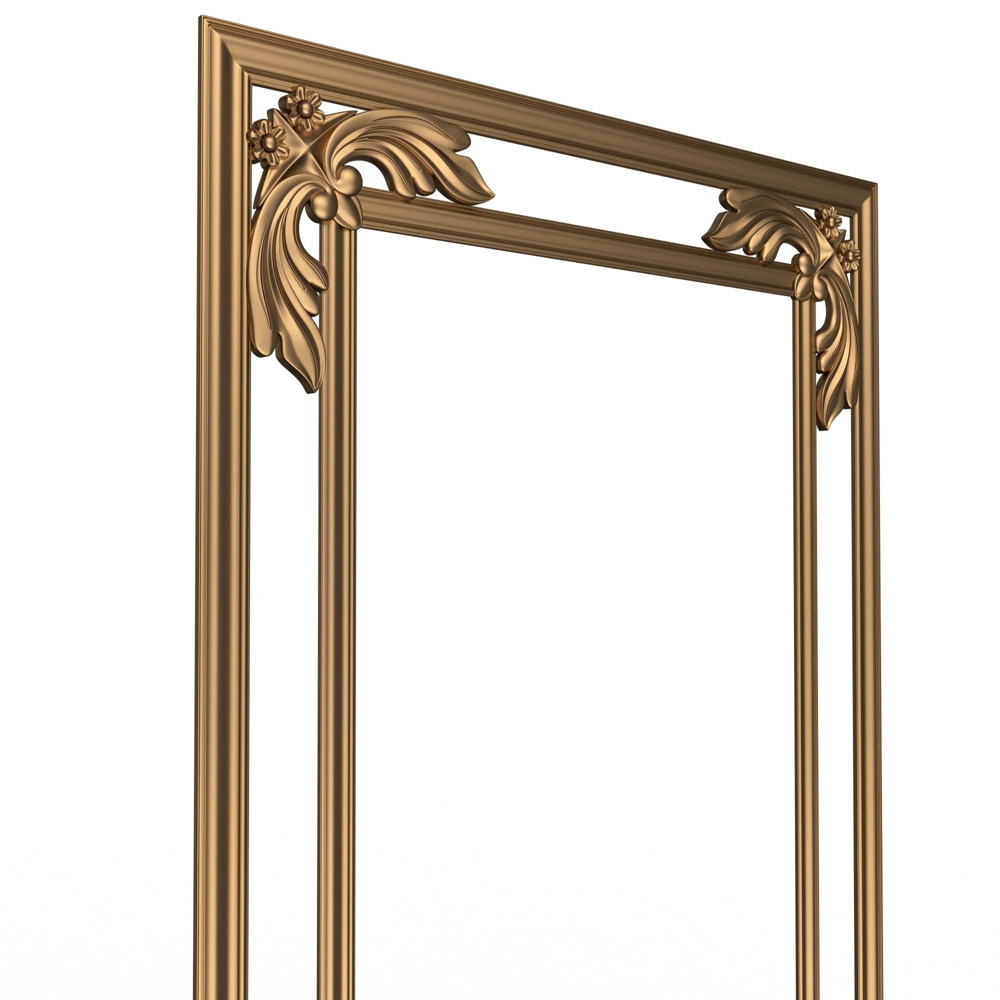 Collection of Boiserie Decoration Panels 02 Low-poly 3D model_40