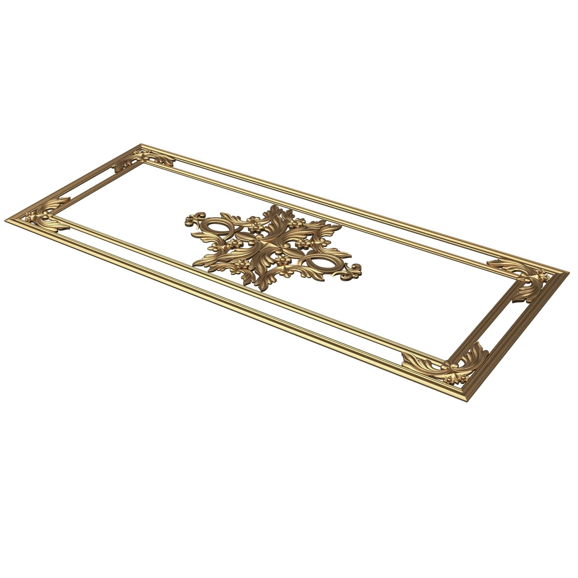 Collection of Boiserie Decoration Panels 02 Low-poly 3D model_60