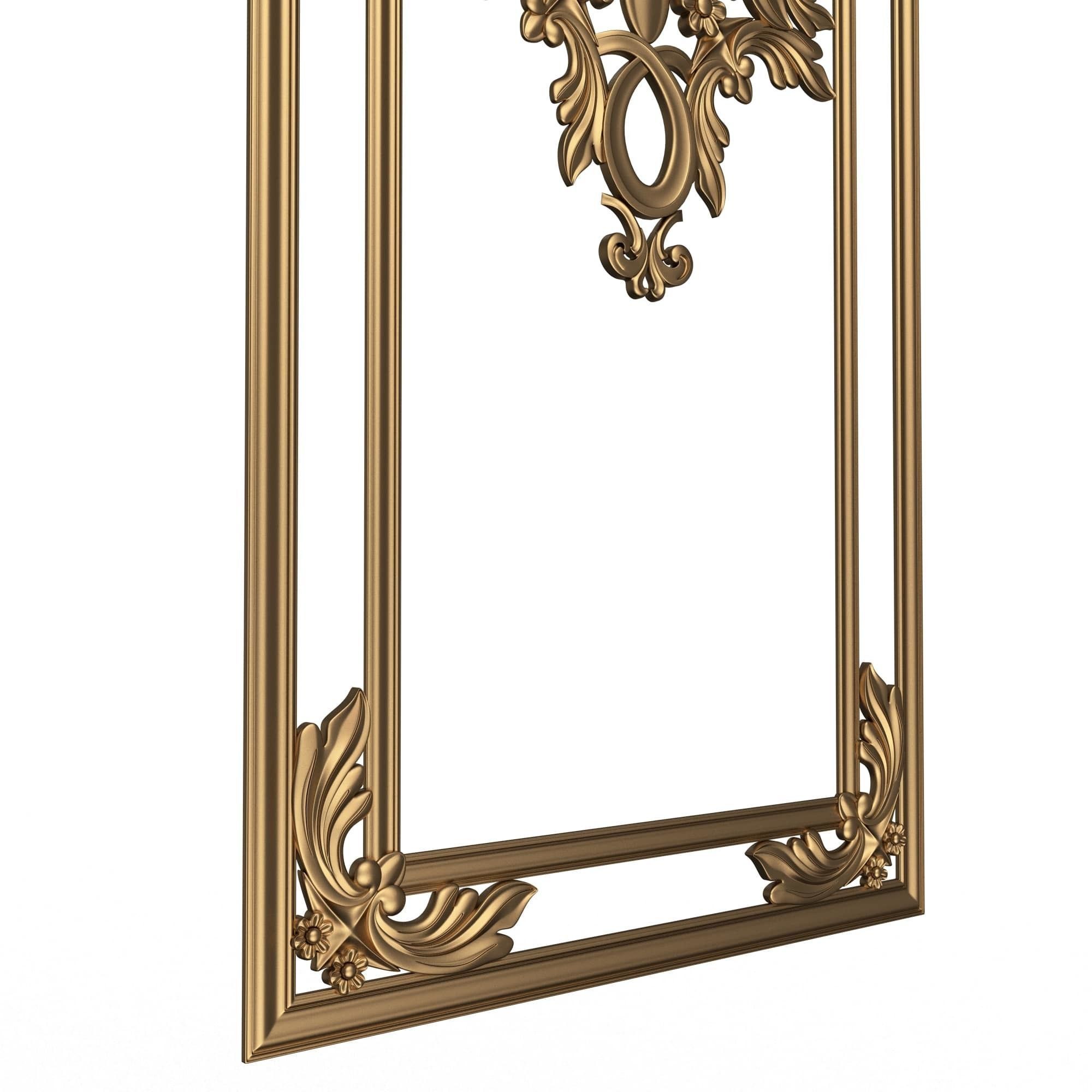 Collection of Boiserie Decoration Panels 02 Low-poly 3D model_58