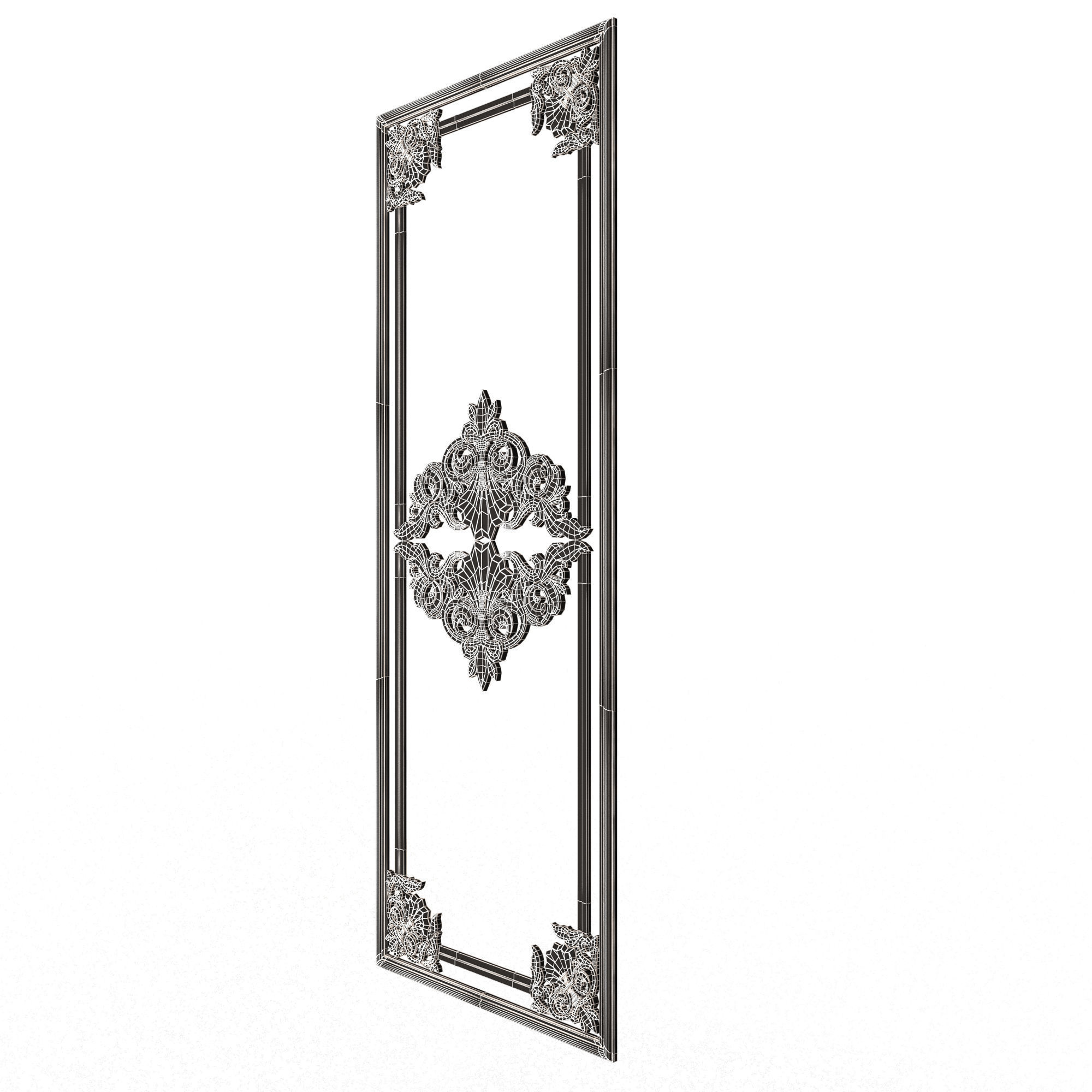 Collection of Boiserie Decoration Panels 02 Low-poly 3D model_140