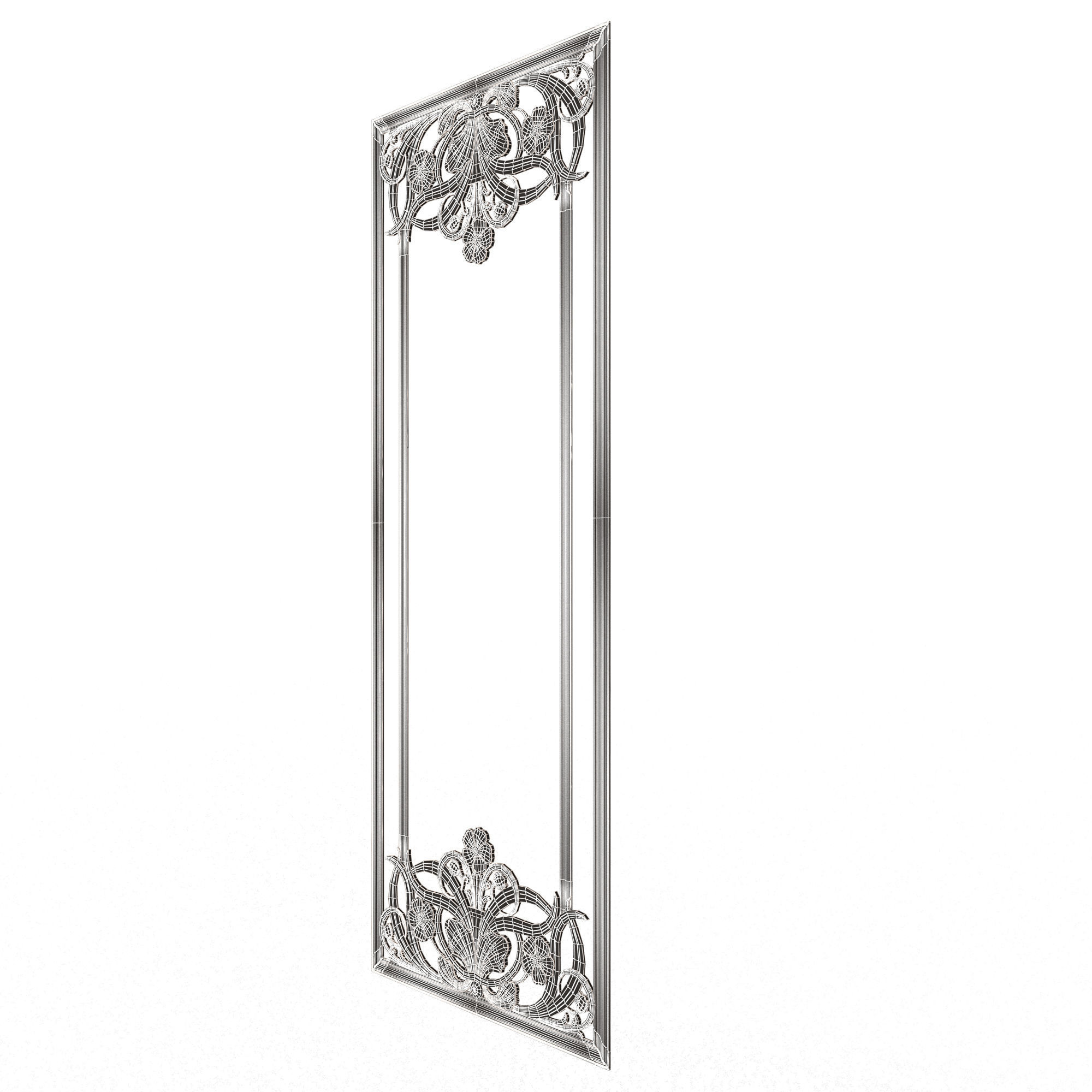 Collection of Boiserie Decoration Panels 02 Low-poly 3D model_80