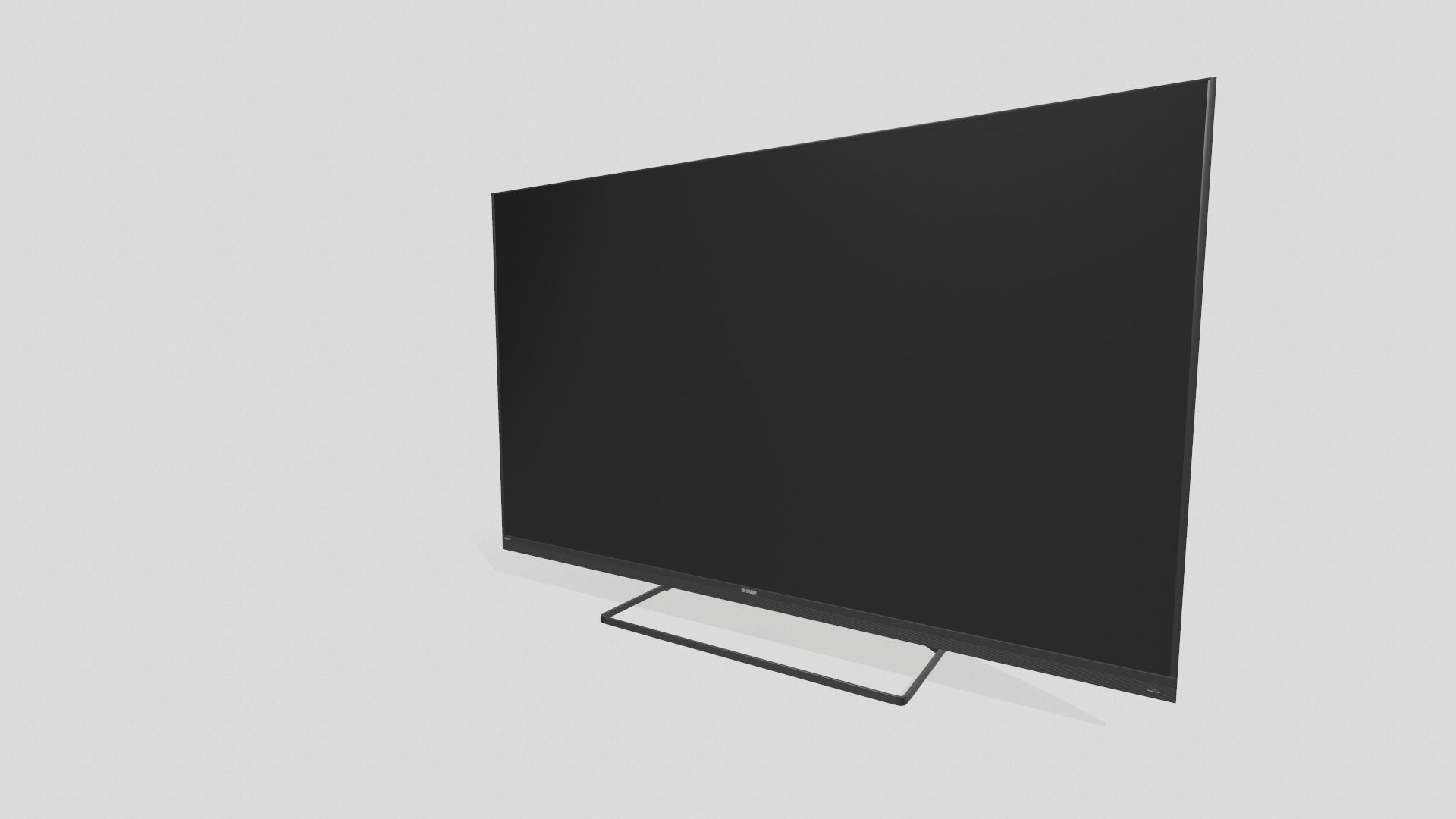 Television 3D model_3