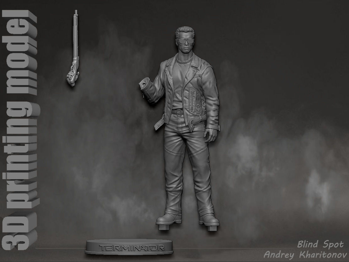 TERMINATOR 2 in 2 3D print model_23