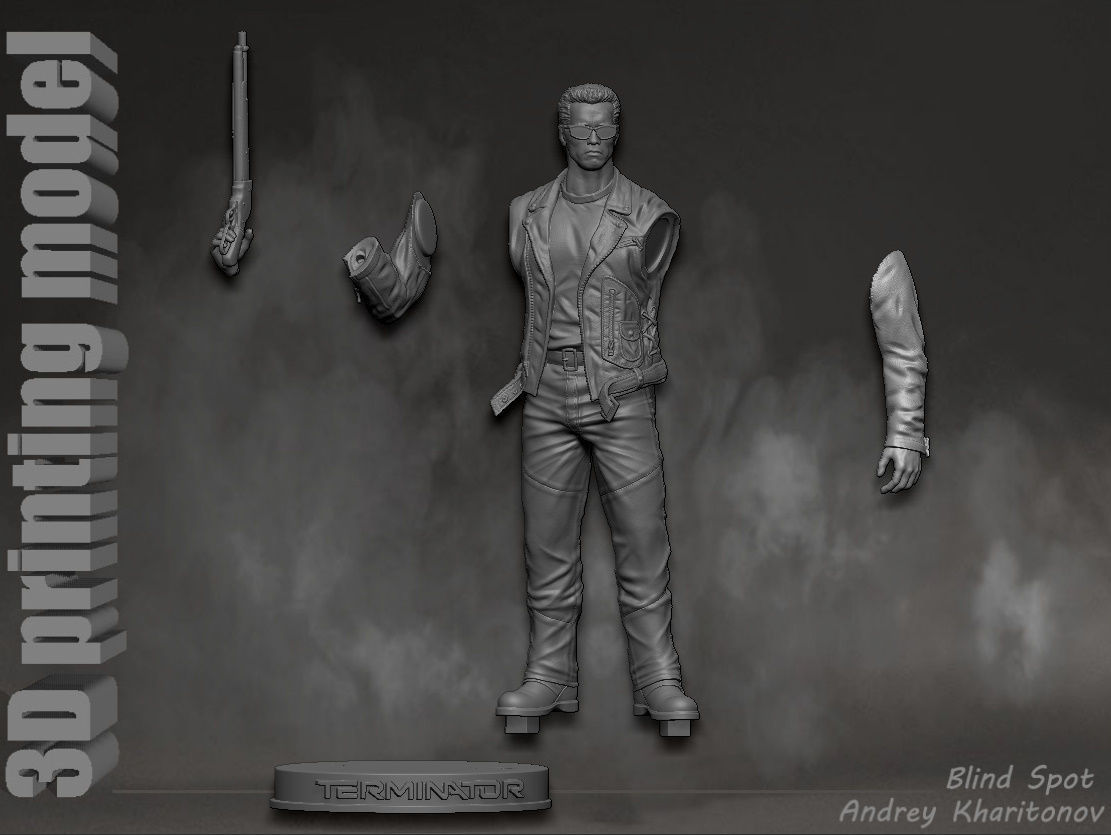 TERMINATOR 2 in 2 3D print model_25