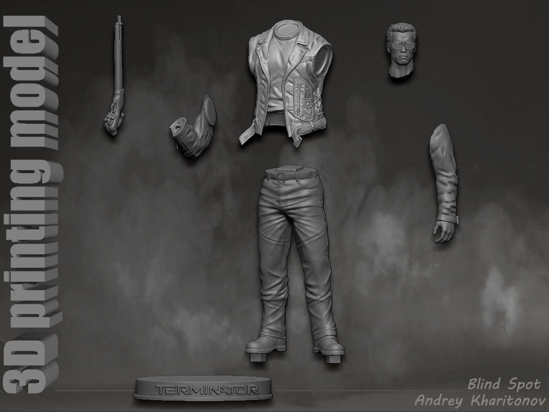 TERMINATOR 2 in 2 3D print model_27