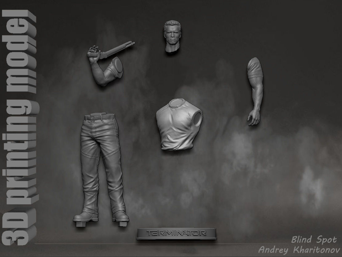 TERMINATOR 2 3D print model_25