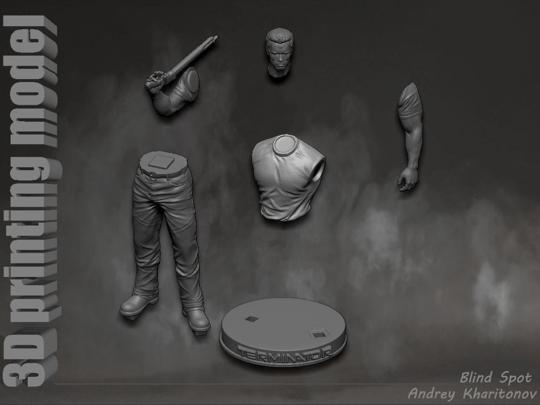 TERMINATOR 2 3D print model_26