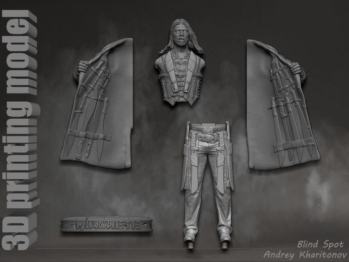  Machete 3D print model_25